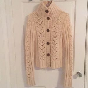 Hollister button sweater